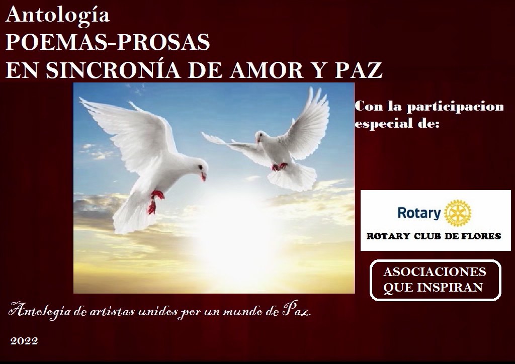 Adhesion  al libro Artistas unidos por un mundo de Paz, Asociaciones que Inspiran-compiladora Elena Paniagua